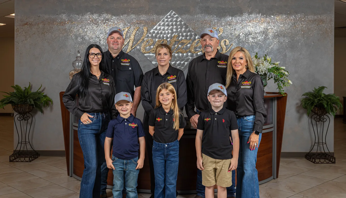 Members of the Wentzel family, including the next generation, at the company's Sarasota office
