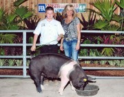 Cindy Wentzel with 4H / FFA Student