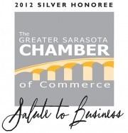Sarasota Chamber of Commerco - 2012 Sliver - Salute to Business
