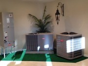 Wentzel's Heating, Air Conditioning HVAC Equipment Display
