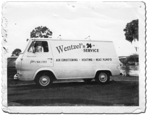 Wentzels Heating and Air Conditioning Van in 1963